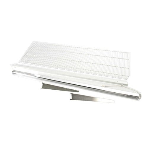 True 883579 White Coated Wire Shelf with Light - 71 3/8" x 22 1/2"