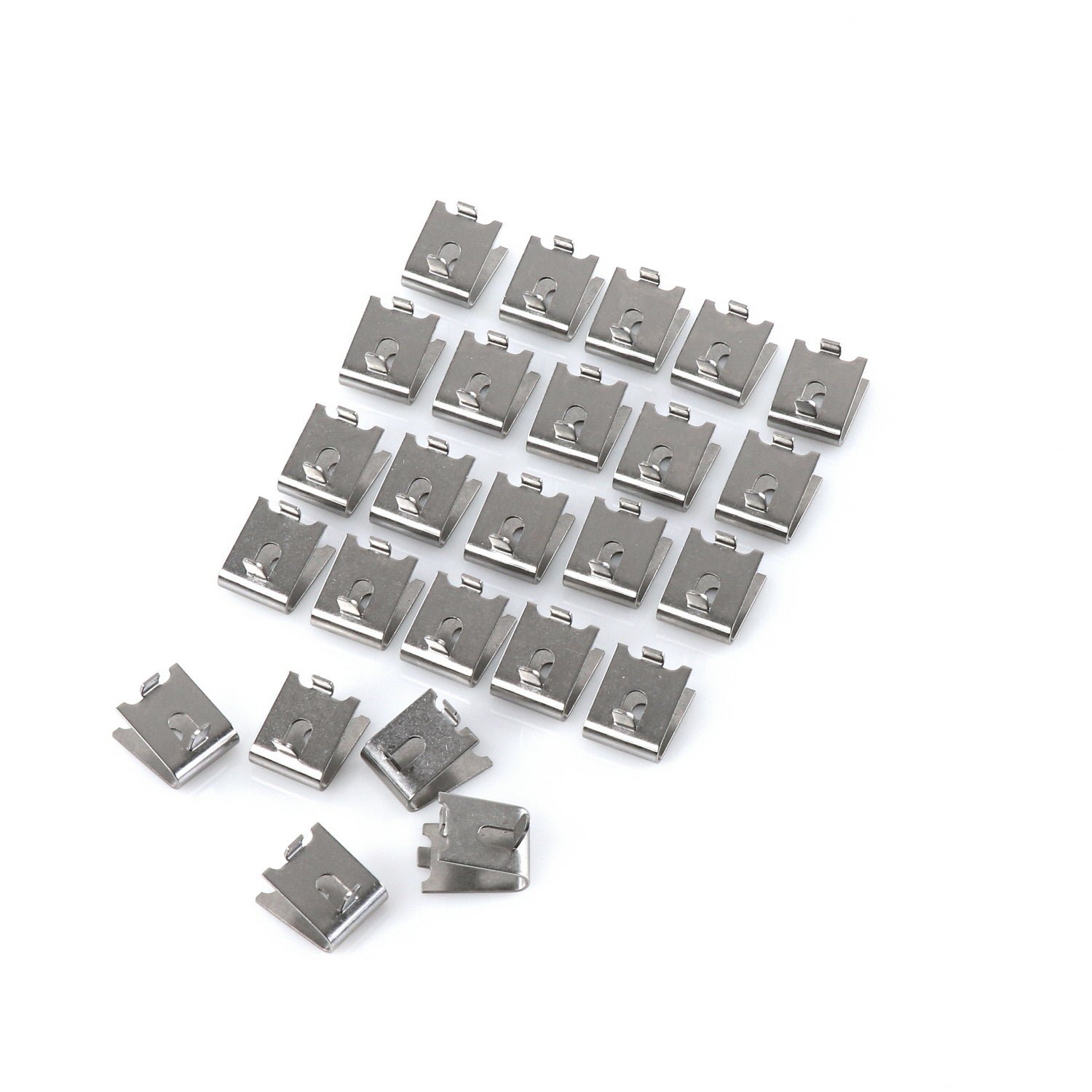 True 835565 OEM Shelving - Shelf Clip Kit, 24 Ss Polished