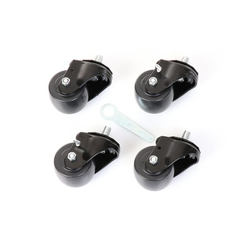 True 830275 OEM Castor - Castor 2-1/2" Stem Set/4 1/2" Blk 2)Locking/2)Non Locking