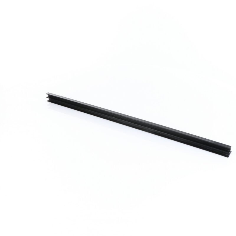 True 811286 OEM Gasket - Plastic Ext, 30" Blk Sweeper For Roll Ins Black Plastic On A Strip