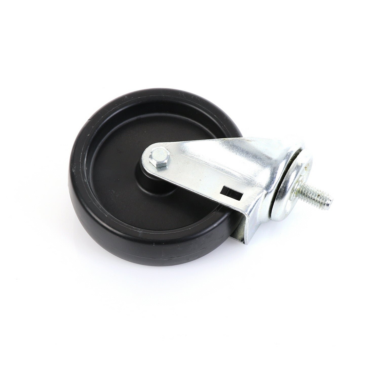 True 830222 OEM Castor - Castor 5" Stem W/O Brake 5"H 1/2-13 X 1" Swvl Pp Blk
