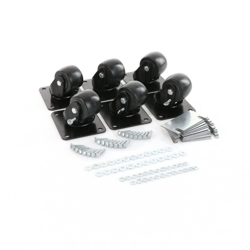 True 881348 OEM Castor - Castor Kit 2-1/2" Platfrm St/6 Blk