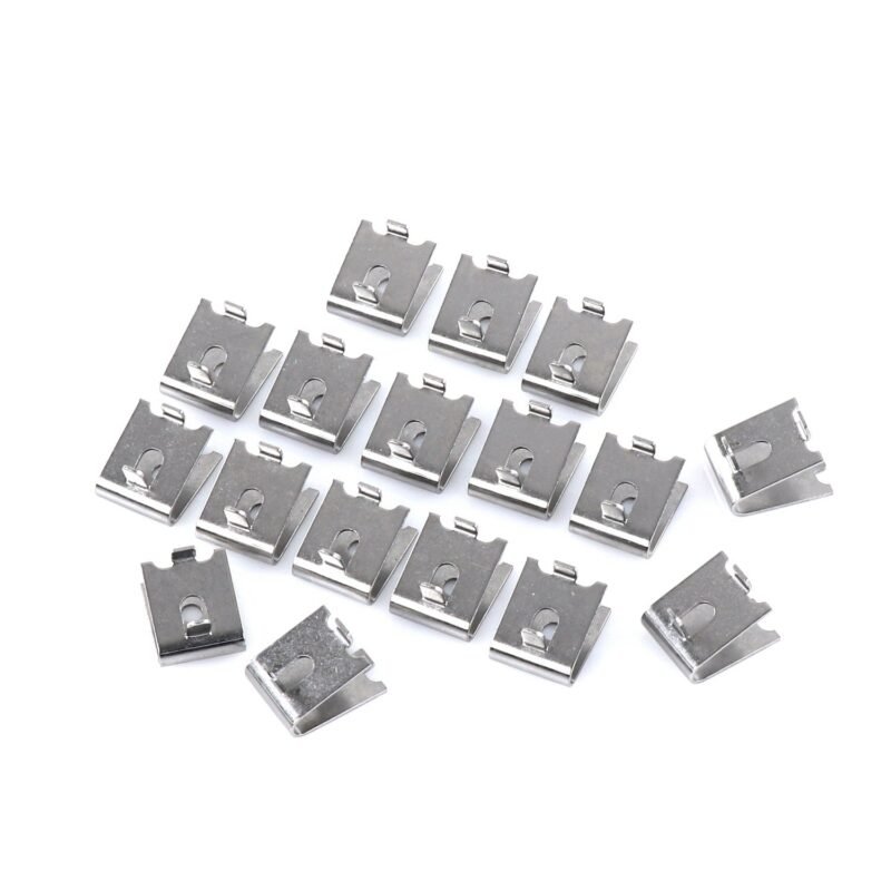 True 835563 OEM Shelving - Shelf Clip Kit, 16 Ss Polished