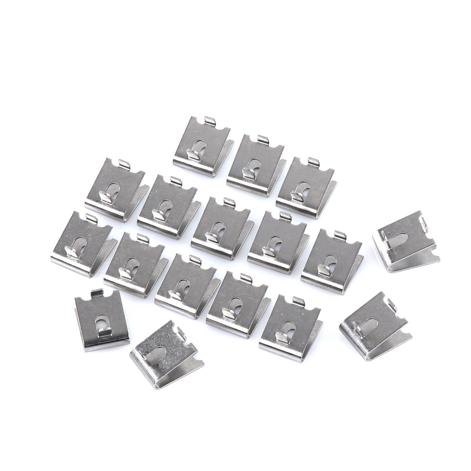 True 835563 OEM Shelving - Shelf Clip Kit, 16 Ss Polished