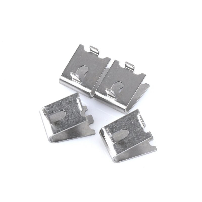 True 835560 OEM Shelving - Shelf Clip Kit, 4 Ss Polished