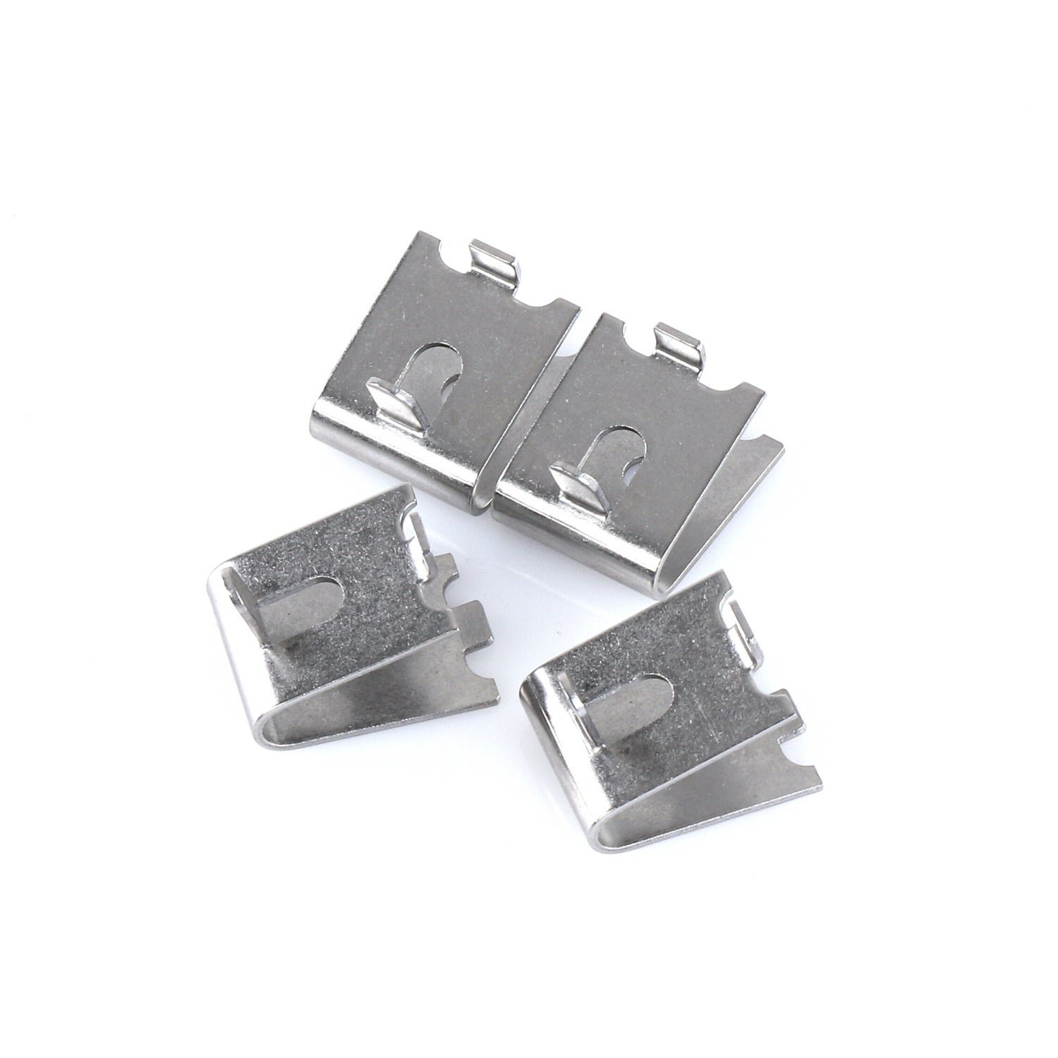 True 835560 OEM Shelving - Shelf Clip Kit, 4 Ss Polished