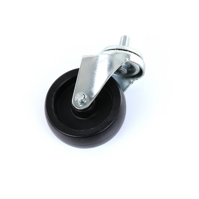True 830224 OEM Castor - Castor 4" Stem W/O Brake 5"H 1/2-13 X 1 Swvl Pp Blk