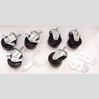 True 830289 OEM Castor - Castor 3" Stem Set/6 1/2 X 13 X 1/2 1 3/4W W/Wrench Includes Wrench