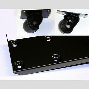 True 881087 OEM Castor - Castor Kit 2-1/2" 22 11/32" Frame Set/4 T-24Gc Blk
