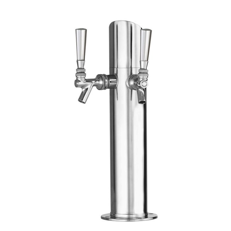 True 980019 OEM Draft Part - Draft Tower-Beer 3" Column 2-Fau Ss Chrm-Hndl 153A-Ang